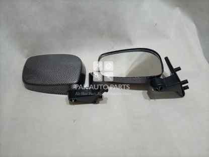 Picture of Suzuki Mehran Momi Black Carbon Side Mirrors