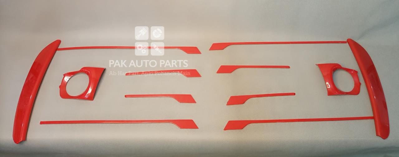 Picture of Toyota Corolla 2018-20 Fog Light (Lamp) Red Covers Full Set(12pcs)