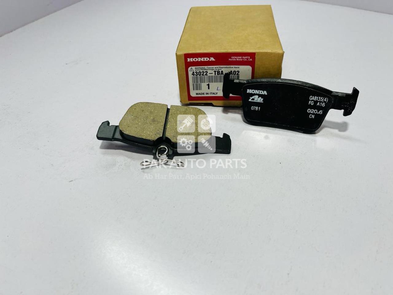 Picture of Honda Civic 2016-21 Rear Disc Pads