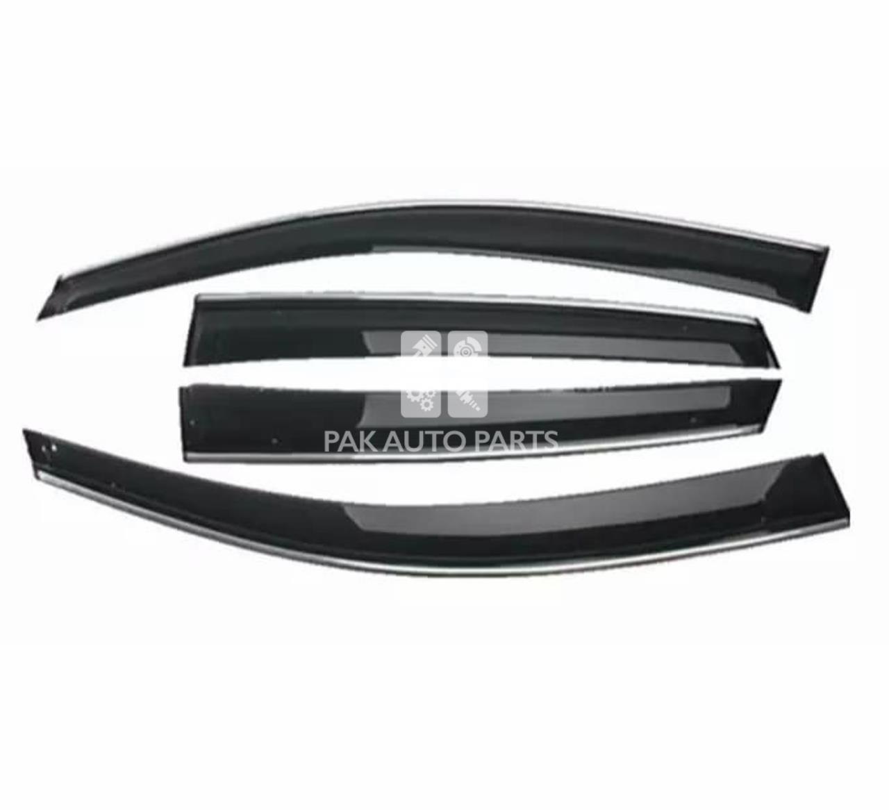 Honda City 2009 - 2020 Air Press With Chrome Window Visors