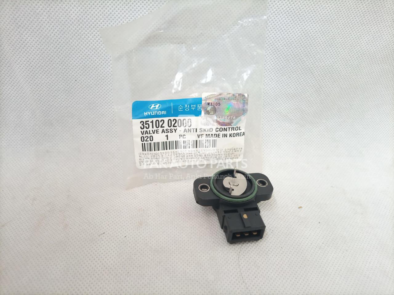 Picture of Hyundai Santro Throttle Position Sensor - Valve  Assy - Anti Skid Control