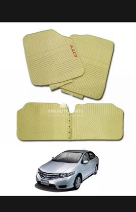 Picture of Honda City 2009 to 2021 Genuine Shape Diamond Latex (3Pcs) Floor Mats