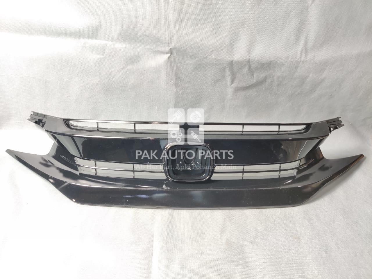 Picture of Honda Civic 2017-21 Front Grill (Show Grille) In Black Color