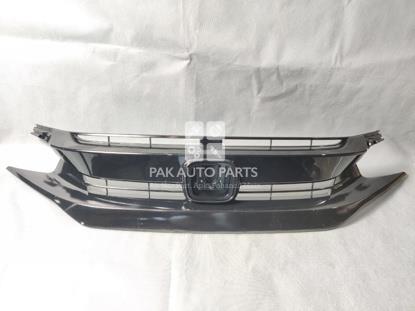 Picture of Honda Civic 2017-21 Front Grill (Show Grille) In Black Color