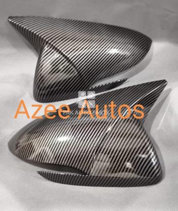Picture of Hyundai Elantra 2021-23 Carbon Fiber Batman Style Side Mirror Cover