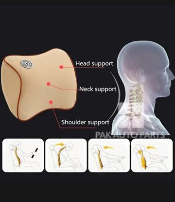 Picture of Car Comfortable | Neck Headrest Pillow | Memory Foam | Premium Quality | Small Jumbo