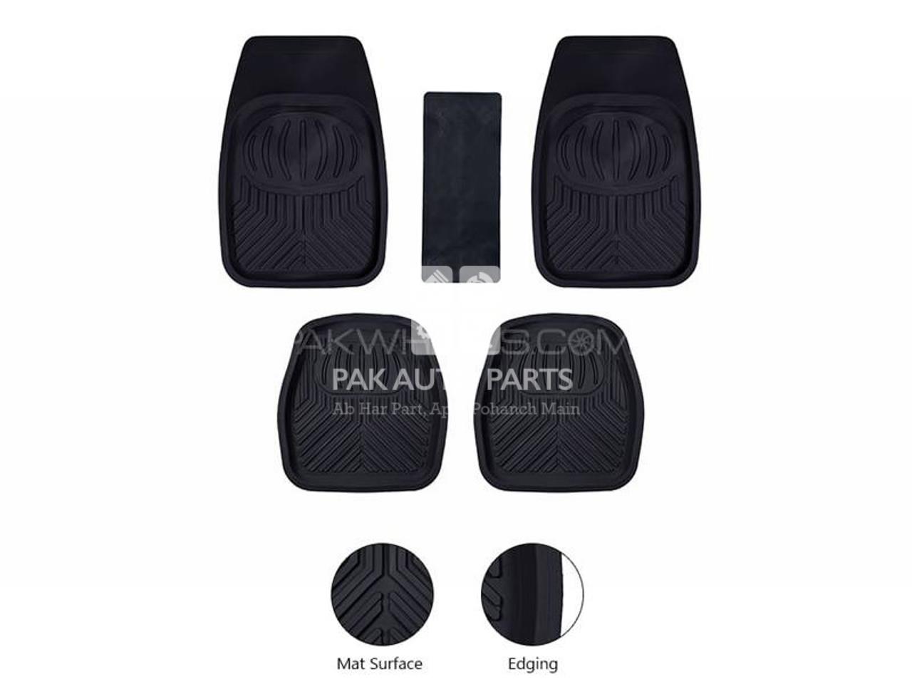 Picture of Car Floor Mat Black 055 | Diamond PVC Standard Universal | Front And Rear