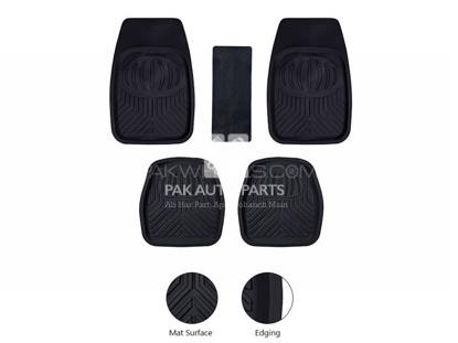 Picture of Car Floor Mat Black 055 | Diamond PVC Standard Universal | Front And Rear