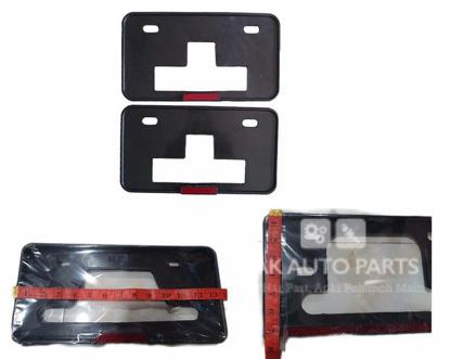 Picture of Universal Number Plate Frame BIG Size With Reflector (All Plates Fit Easily)