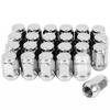 Picture of Stainless Steel Nuts 16 Pcs, Firm Installation Wheel Nut Good Corrosion Resistance (All Bolan, Alto, Pick-UP Models) Spanner (PANA) Size "19"