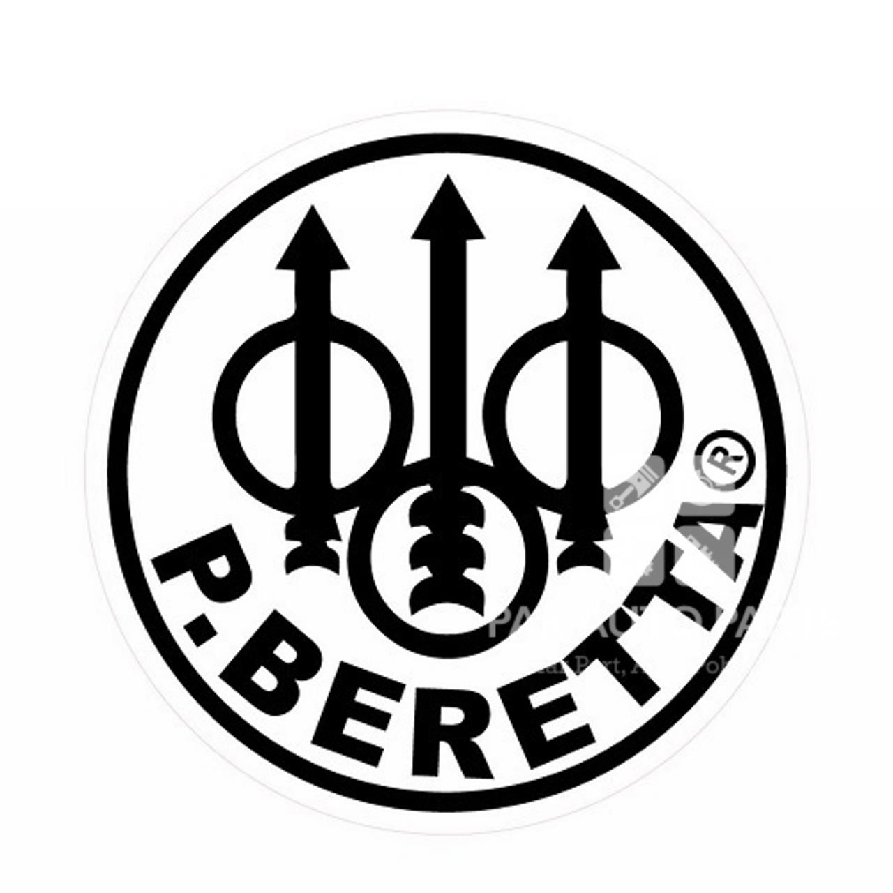 Picture of Car P.BERETTA Sticker 4.5 X 4.5 Inches | Dual lamination | Waterproof / Weatherproof.
