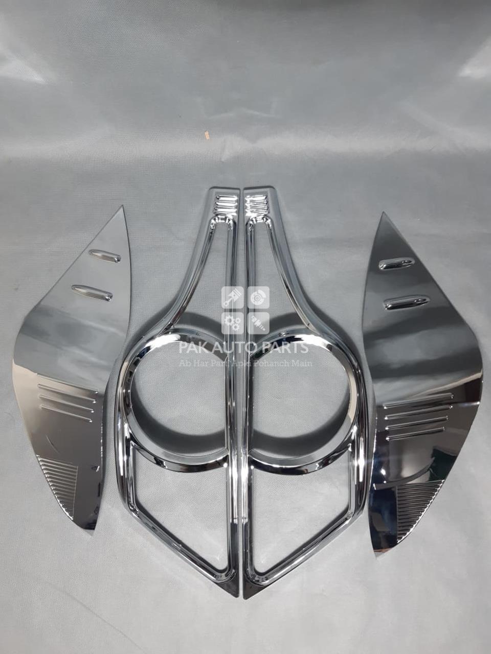 Picture of Toyota Aqua 2012-15 Tail Light Chrome Covers Set 4pcs