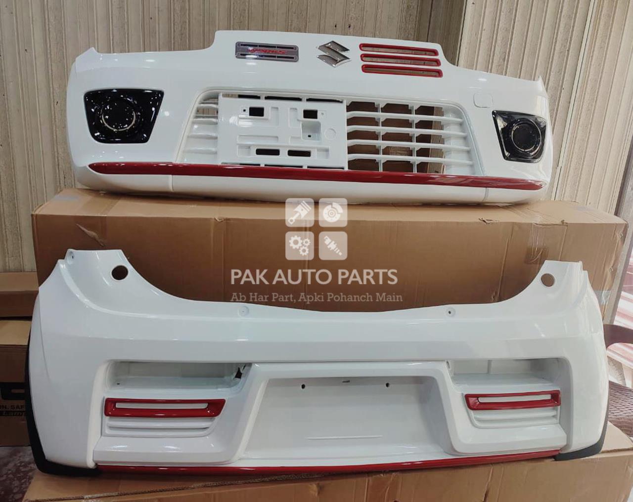 Picture of Suzuki Alto 660 2019-2023 Front and Back Bumper Pair RS Turbo Style