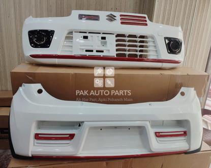 Picture of Suzuki Alto 660 2019-2023 Front and Back Bumper Pair RS Turbo Style