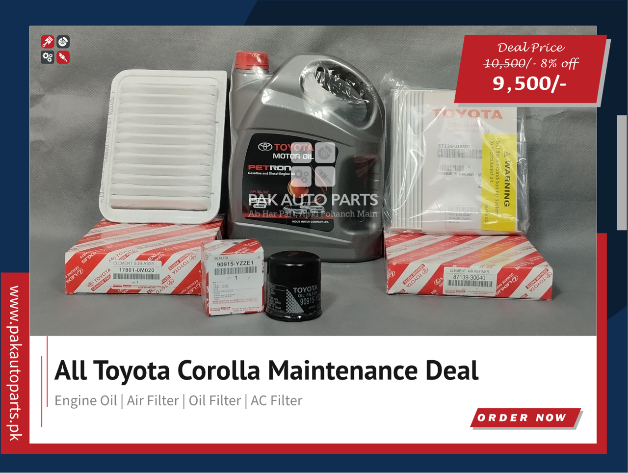 Picture of All Toyota Corolla Maintenance Package