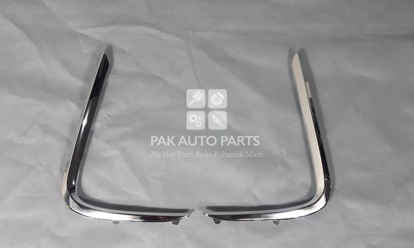 Picture of Toyota Corolla X 2021-24 Fog Covers Chrome Set