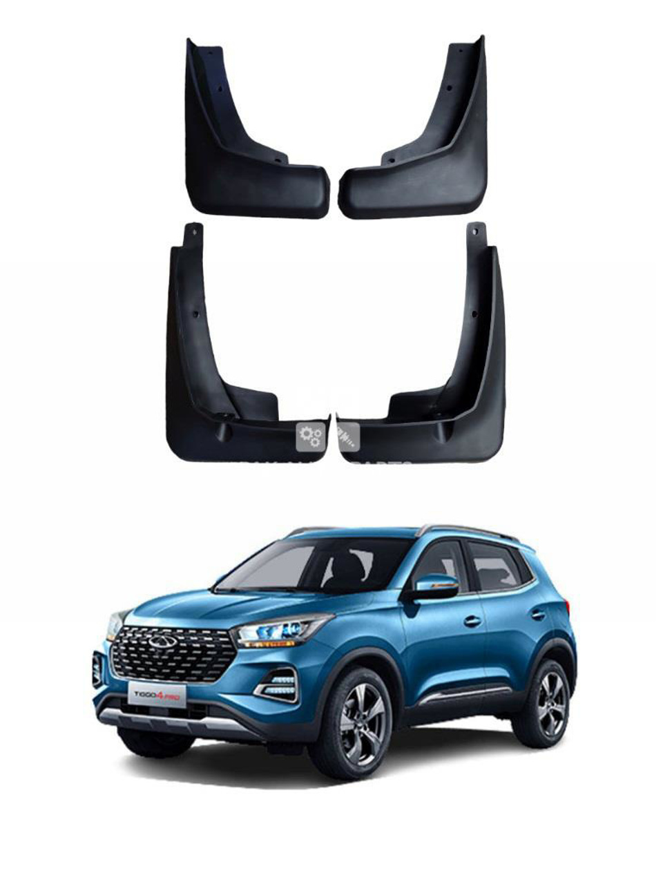 Picture of Chery Tiggo 4 Pro Mud Flaps Splash Guards Set (4 PCs.)