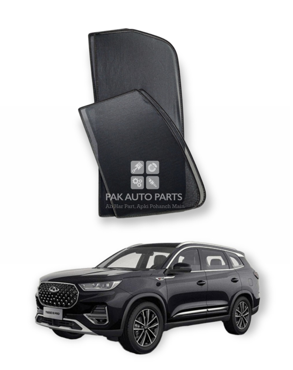 Picture of Chery Tiggo 8 PRO Sunshades Window Curtains Set (4 PCs)