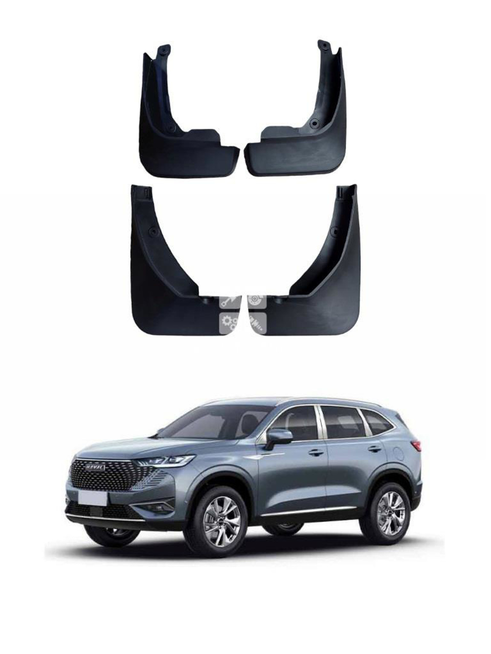 Picture of Haval H6 Mud Flaps Splash Guards Set of 4 Pcs | Model 2022-24