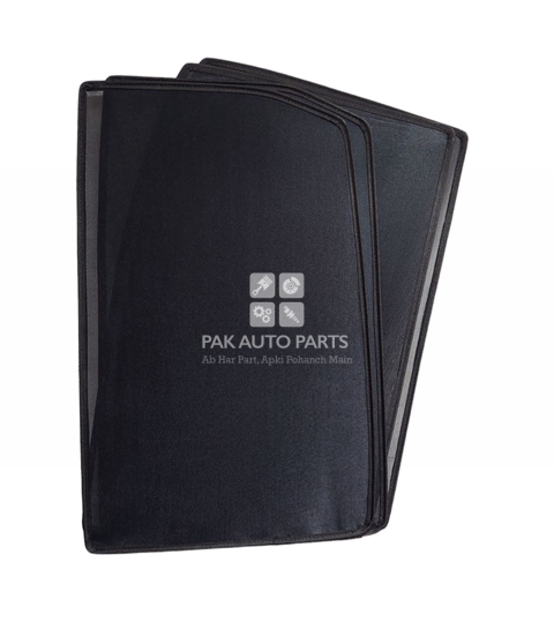 Picture of Nissan Dayz Window Sun Shades Curtains Set of 4 Pcs, Black | Model 2013-19