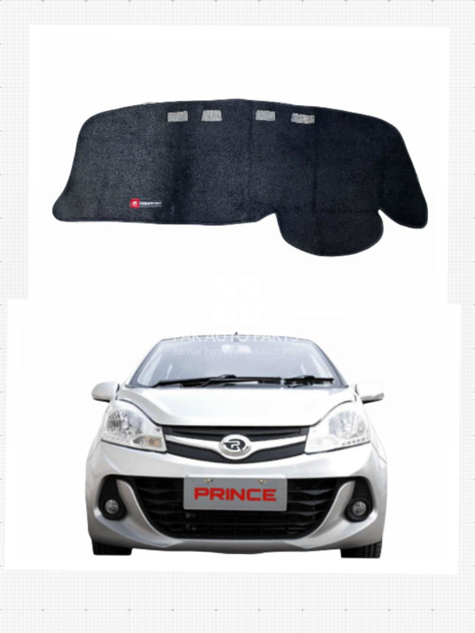 Picture of Prince Pearl Dash Board Mat Carpet With Black Border | Model 2019~