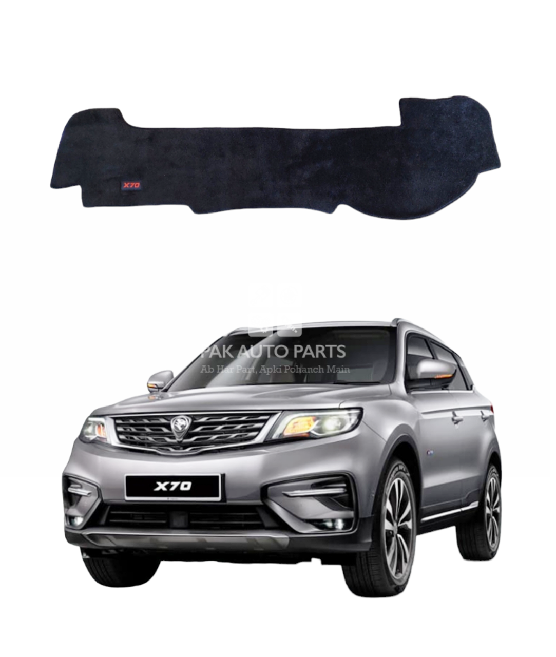 Picture of Proton X70  Dash Board Mat Carpet With Black Border | Model 2020~