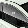 Picture of Suzuki Wagon R Window Visors Air Press Set With Chrome Lining | Model 2019~