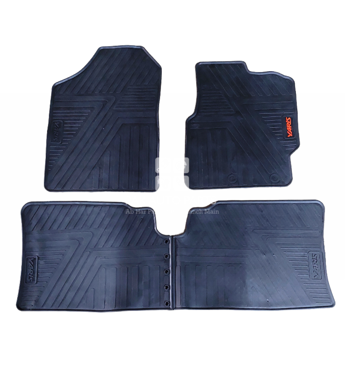 Picture of Toyota Yaris Rubber Floor Mat Set (3 Pcs) Latex | Model 2020~