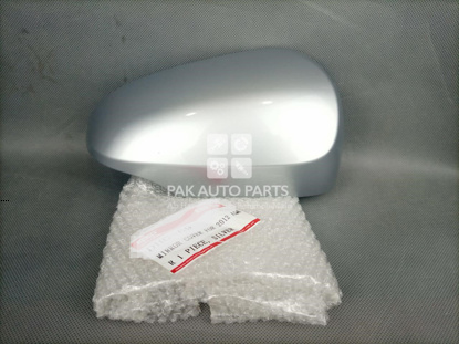 Picture of Toyota Vitz 2012-2022 Side  Mirror Cover in Silver Color