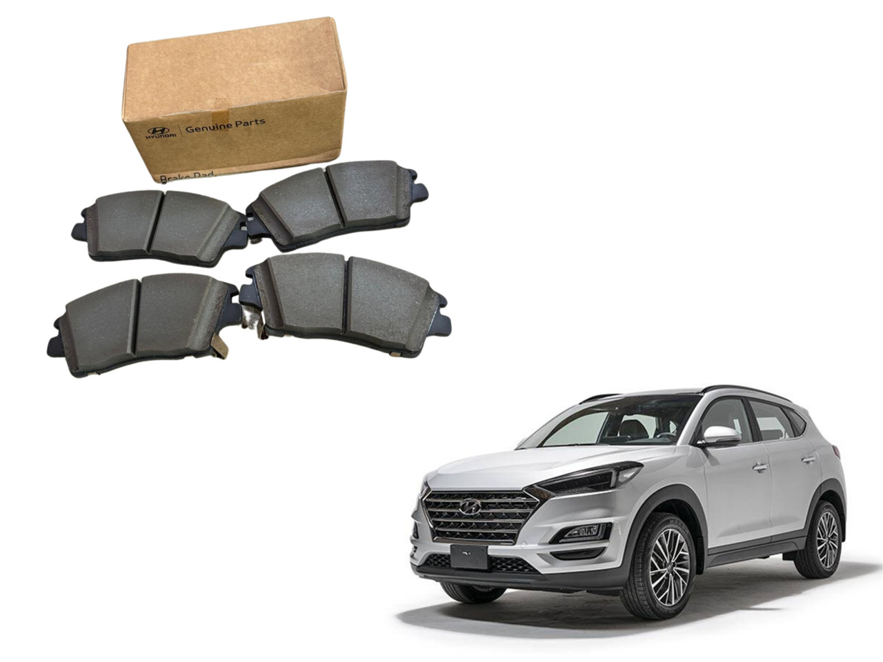 Picture of Hyundai Tucson front Disc Pad/ Brake Pad Genuine
