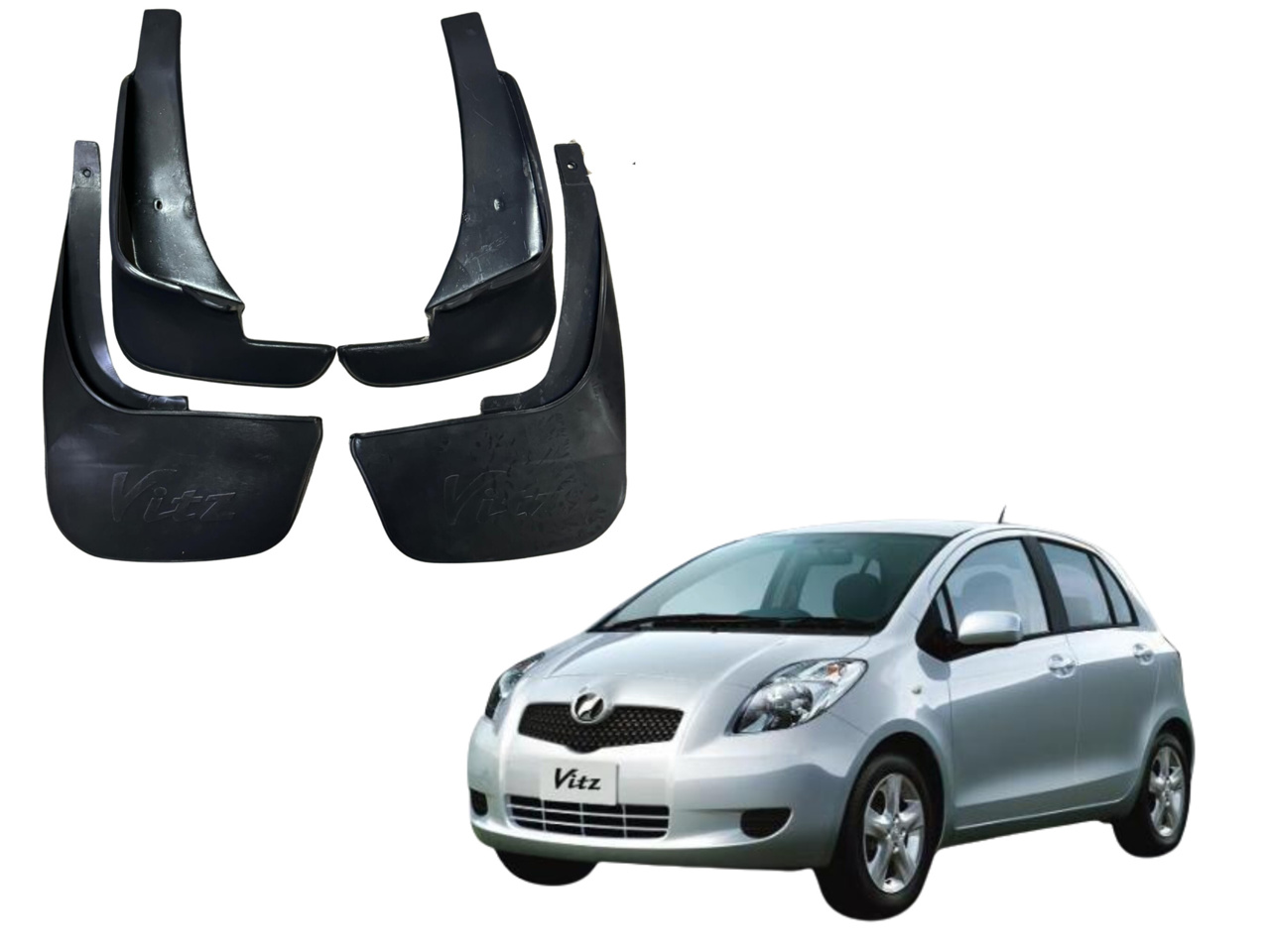 Picture of Toyota Vitz 2005-10  Mud Flap Set