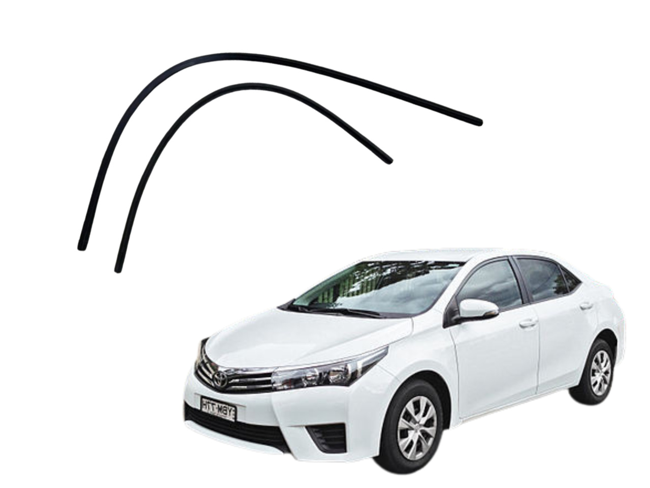 Picture of Toyota Corolla 2009-2024 Wiper Rubber Set (2pcs)