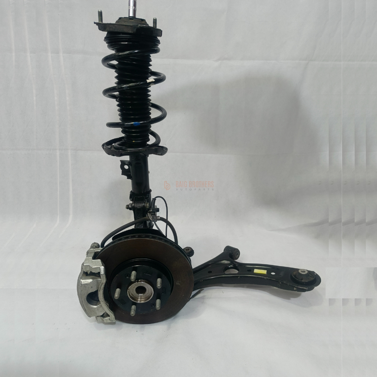 Picture of Hyundai Elantra Hybrid 2025-2026 left Front Shock  Hub  Lower Arm