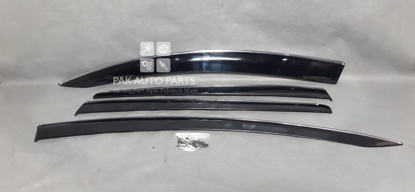 Picture of Toyota Vitz Air Press - Door Sun Visor With (Chrome & Clip) - Model 2014-2018