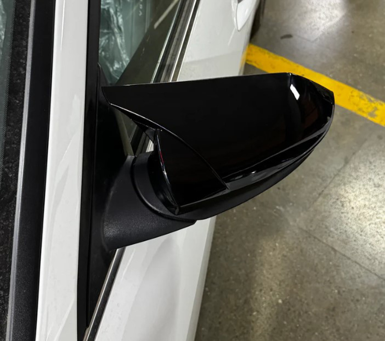 Picture of Toyota Corolla 2015-2022 Batman Style GLOSSY Black Side Mirror Cover